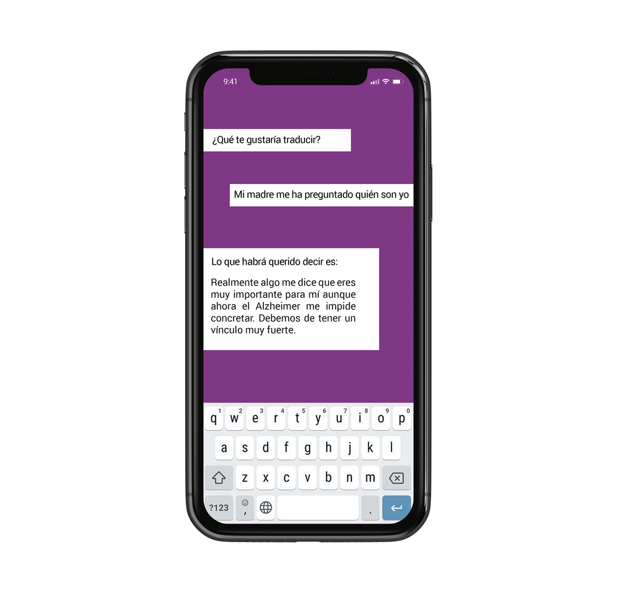 Purple el traductor simpático del alzheimer