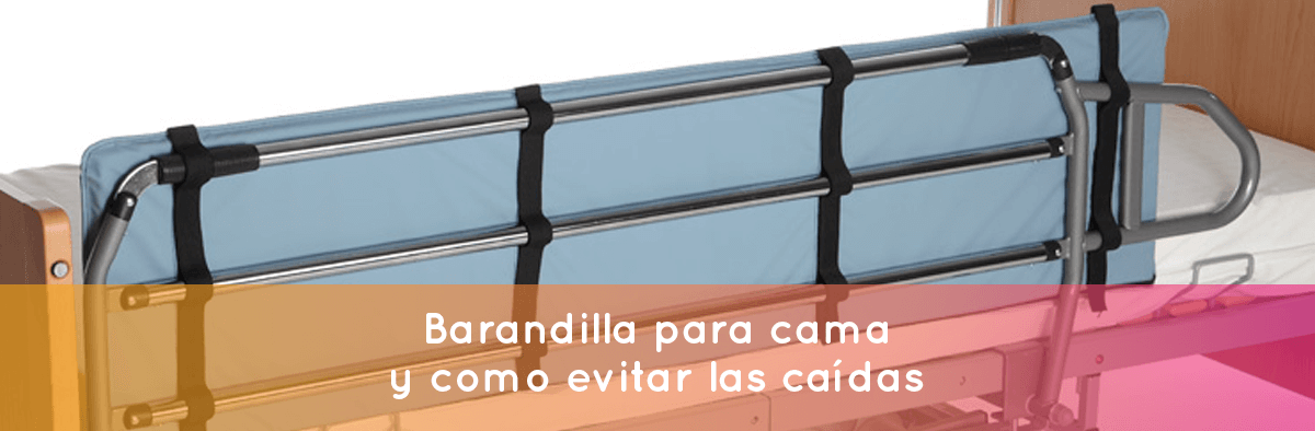 Evite la caída del anciano usando barandillas para cama